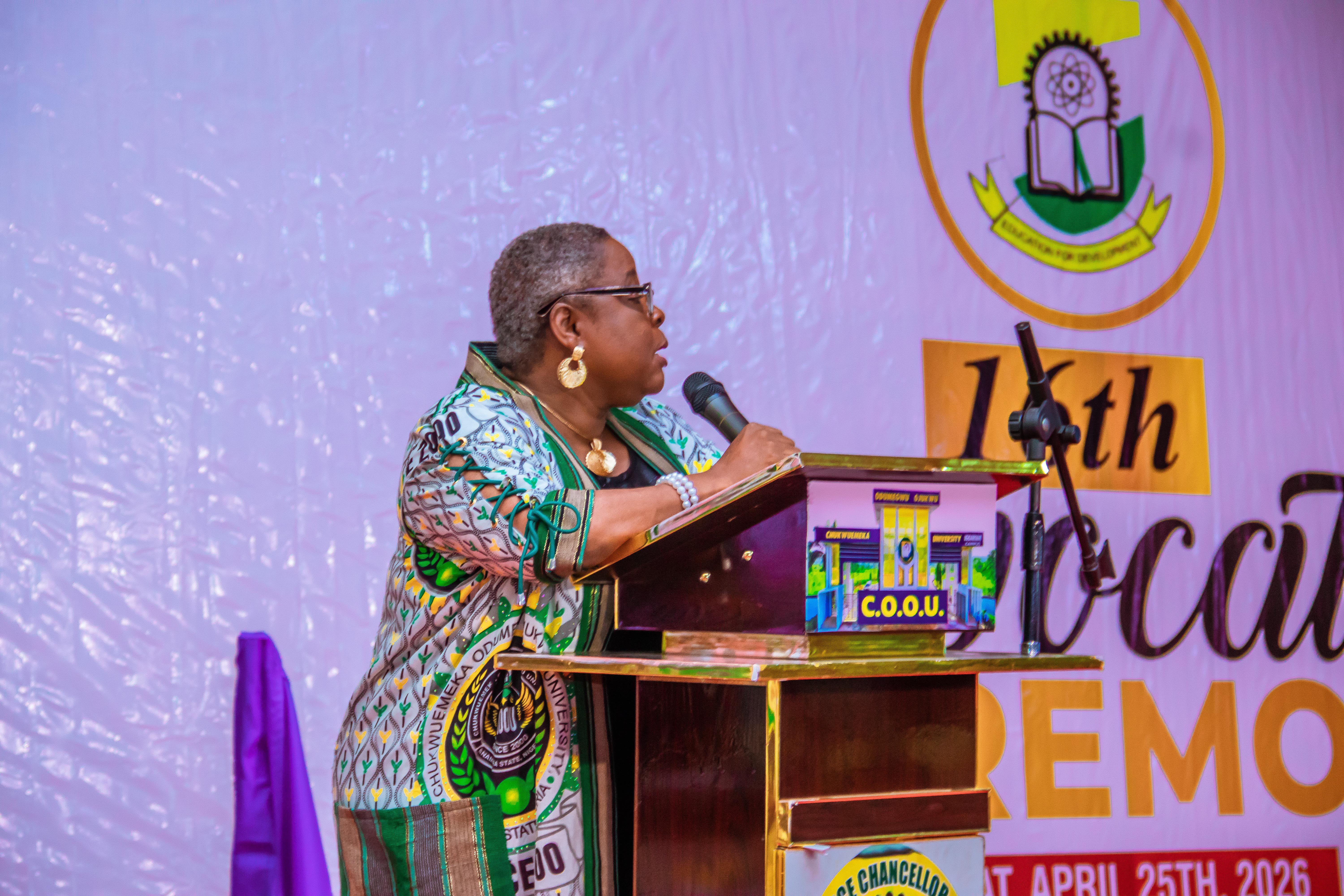 'I Want It Known That a Woman Led and Transformed This University' — Prof. Omenugha Stakes Her Legacy at COOU