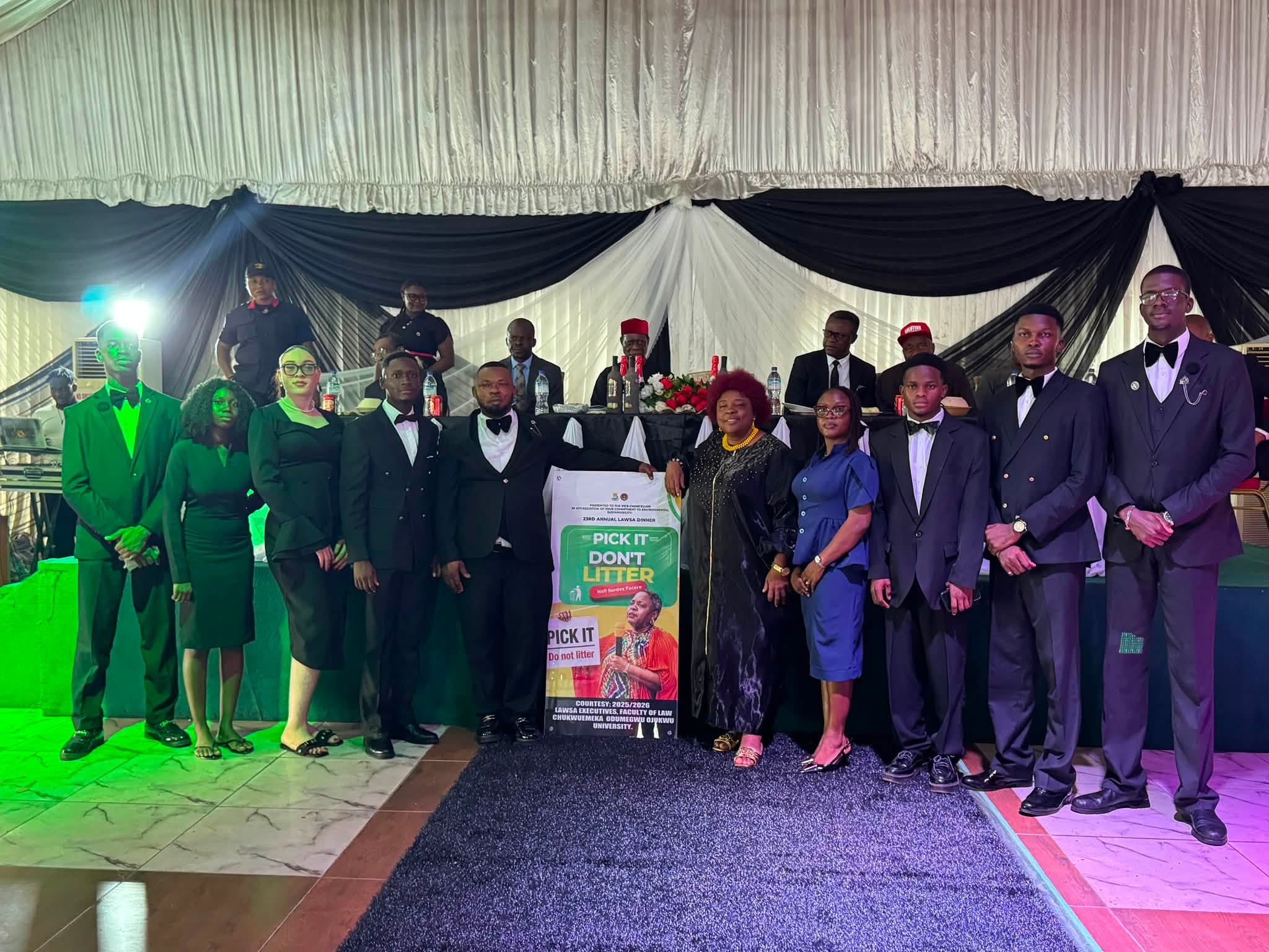 LAWSA Establishes Environmental Sustainability Committee to Strengthen COOU's 'Pick It... Don't Litter' Campaign at 23rd LAWSA Dinner