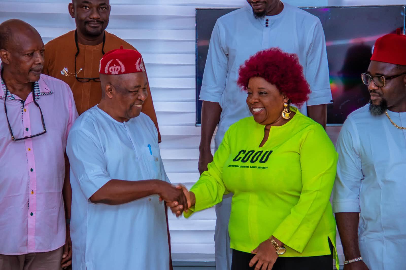 NIGERIAN INSTITUTION OF SURVEYORS SEEKS STRATEGIC PARTNERSHIP WITH COOU, ADVOCATES ESTABLISHMENT OF SURVEYING DEPARTMENT