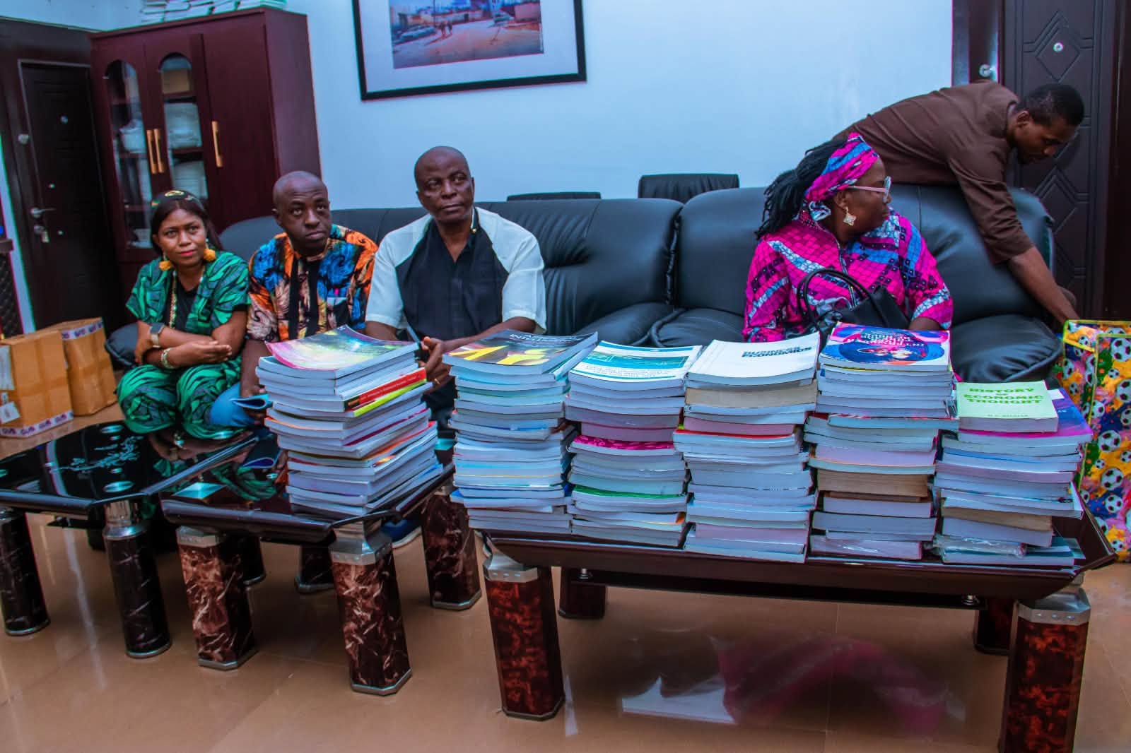 DEPARTMENT OF ECONOMICS DONATES ACADEMIC BOOKS TO COOU LIBRARY AHEAD OF ACCREDITATION EXERCISE